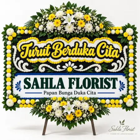 Papan Bunga Duka Pangandaran